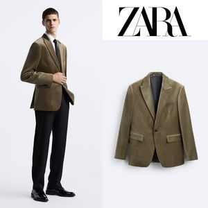 NWT ZARA VELVET JACKET